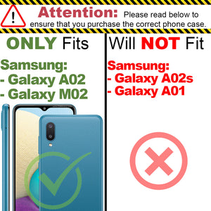 Samsung Galaxy A02 / Galaxy M02 Case - Heavy Duty Shockproof Case