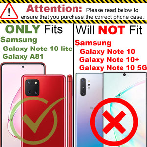 Samsung Galaxy Note 10 Lite / Galaxy A81 Case with Metal Ring - Resistor Series