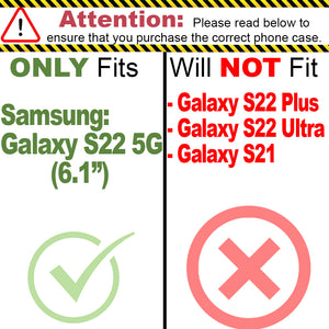 Samsung Galaxy S22 Case - Heavy Duty Shockproof Case