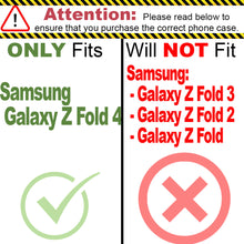 Load image into Gallery viewer, Samsung Galaxy Z Fold4 Ring Case Clear Tinted Back Phone Cover
