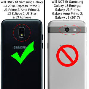 Samsung Galaxy J3 2018 / Express Prime 3 / J3 Star / J3 Prime 2 / Amp Prime 3 / Eclipse 2 / J3 Aura / J3 Orbit / Achieve Case Shadow Armor Series