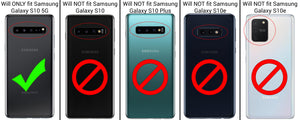 Samsung Galaxy S10 5G Case - Rhinestone Bling Hybrid Phone Cover - Aurora Series