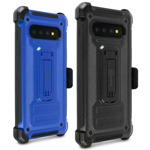 Samsung Galaxy S10 Holster Case Spectra Series Protective Kickstand Phone Cover with Rotating Belt Clip