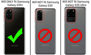 Samsung Galaxy S20 Plus Case - Rhinestone Bling Hybrid Phone Cover - Aurora Series