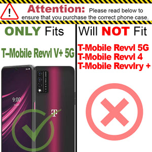 T-Mobile Revvl V+ 5G Tempered Glass Screen Protector - InvisiGuard Series (1-3 Piece)