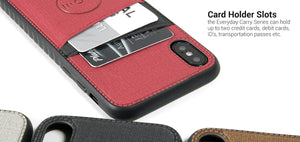 iPhone XS Max Card Case - Credit Card Holder and Magnetic Car Mount Compatbile Phone Cover - EDC Series