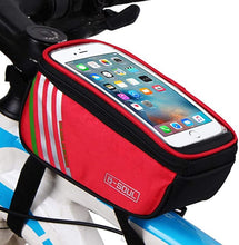 Load image into Gallery viewer, Bike Phone Mount Bag, Cycling Waterproof Front Frame Top Tube Handlebar Touch Screen Holder Bicycle Pouch Case
