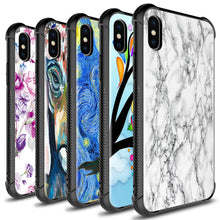 Load image into Gallery viewer, iPhone XS / iPhone X Tempered Glass Phone Cover Case - Gallery Series
