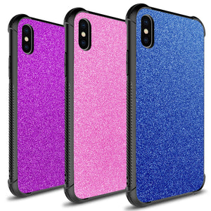 iPhone XS / iPhone X Glitter Case Protective Phone Cover - Glimmer Series