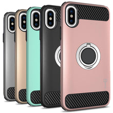 Load image into Gallery viewer, iPhone XS / iPhone X Case with Ring - Magnetic Mount Compatible - RingCase Series
