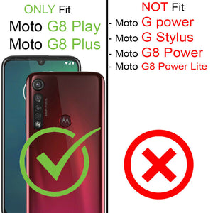 Motorola Moto G8 Plus, Moto G8 Play, One Macro Case with Metal Ring - Resistor Series