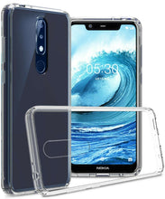 Load image into Gallery viewer, Nokia 5.1 Plus Clear Case - Slim Hard Phone Cover - ClearGuard Series
