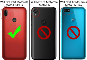 Motorola Moto E6 Plus Case - Heavy Duty Shockproof Phone Cover - Tank Series