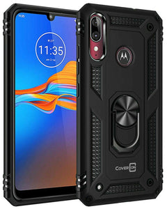Motorola Moto E6 Plus Case with Metal Ring Resistor Series