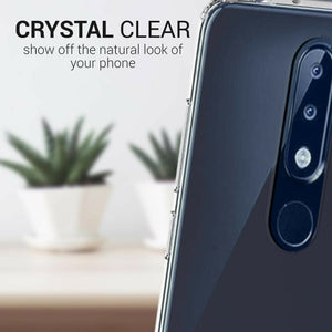 Nokia 5.1 Plus Clear Case - Slim Hard Phone Cover - ClearGuard Series