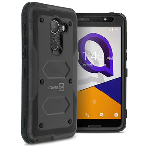 Alcatel A30 Plus / Alcatel A30 Fierce / T-Mobile REVVL Case - Heavy Duty Shockproof Phone Cover - Tank Series